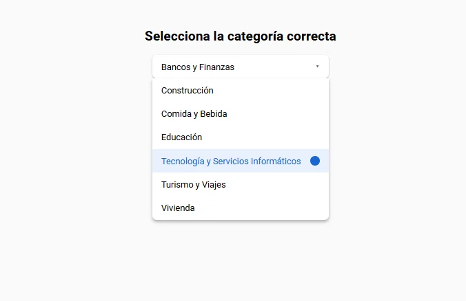 Una etiqueta genérica de la que salen múltiples flechas hacia iconos de servicios especializados.